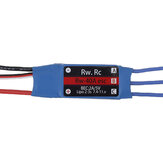 RW.RC 40A Brushless ESC 5V2A BEC 2S 3S for RC Models Fixed Wing Airplane Drone