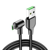 Bakeey Высокоскоростной 5A Micro USB Elbow Двусторонний подключаемый кабель для быстрой зарядки игровой кабель для передачи данных для Mi4 7A 6Pro OUKITEL Y480