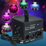 Luz de palco LED RGB DMX512 18W para clubes, discotecas, festas de dança, casamentos e Natal