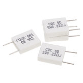 50pcs BPR56 5W 0.22R 0.22 Ohm 5w Non-inductive Ceramic Cement Resistor Wirewound Resistance