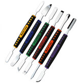Kaisi 6 darabos fém spatula szett telefont bontására és javítására, kéziszerszámok iPhone-hoz, iPad-hez, táblagépekhez és mobiltelefonokhoz
