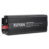 محول طاقة السيارة XUYUAN 2000 واط ذروة من التيار المستمر 12/24 فولت إلى متردد 110/220 فولت تم تعديله التيار الموجة بمنفذ شحن USB