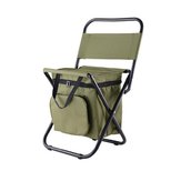 Tragbarer faltender kampierender Picknick-BBQ-faltbarer Stuhl im Freien mit Eis-Isolierungs-Paket