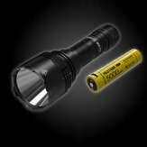 Nitecore New P30 1000LM 676 Yard Long Throw Hunting Flashlight 8 Modes Waterproof Fishing Light 21700 18650 Tactical Flashlight