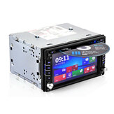 6.2 Pollici 2DIN Lettore DVD per auto 1080P HD Stereo GPS Navigazione Bluetooth FM Radio con backup fotografica