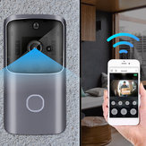 Bezprzewodowy wideodomofon Wi-Fi Dwukierunkowa rozmowa Inteligentna kamera bezpieczeństwa do dzwonka do drzwi PIR