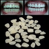 100ピース超薄型歯科歯ホワイトニングベニア樹脂歯上部前部シェードベニアプロテクターツール