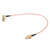 50 см SMA кабель SMA Мужской прямой угол к SMA Женский RF коаксиальный усеченный кабель провод RG316 коннектор адаптер