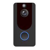 ANGOOD V7 1080P 2.4G WIFI Video Doorbell Υποστήριξη Cloud Storage APP Remote Control Smart Power Smart Doorbell (Two-Way), Panoramic Wide Angle