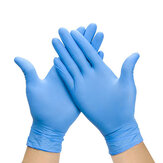 100 stuks blauwe latex handschoenen waterdichte nitril handschoenen wegwerphandschoen rubberen handschoenen keuken kookhandschoenen schoonmaakhandschoenen