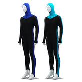 Мужской гидрокостюм для дайвинга, защищающий от УФ-лучей и медуз, комфортный, дышащий, с капюшоном, подходит для серфинга и плавания.