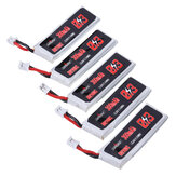 5Pcs URUAV 3.8V 300mAh 80C / 160C 1S Lipo Bateria PH2.0 Plug para Eachine TRASHCAN