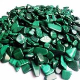 100 g de piedras de malaquita naturales caídas piedras preciosas decoraciones de curación pulidas Reiki