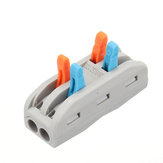 10Pcs PCT-2 2Pin Colorful Docking Connector Electrical Connectors Wire Terminal Block Universal Electrical Wire Connector
