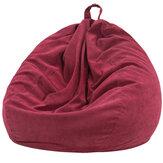 Pouf en velours côtelé chaise 70*80 cm multicolore jeu canapé couverture intérieur paresseux canapé avec maille sac doublure couverture