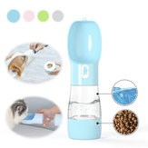 Tragbare Wasserflasche mit Futternapf für Hunde und Katzen, BPA-frei