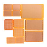Kit de 36 piezas de placas de circuito impreso eléctricas para prototipos, fabricación de pan, placas PCB de cobre, prueba de placa de prototipo de placa de circuito impreso