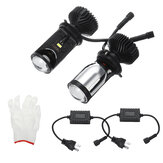2 STÜCKE 90 Watt LHD / RHD H4 Bi-LED Hi / Lo Mini Projektor LED Scheinwerfer Objektiv Nachrüstbirne 12 V