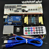 Наборы начального обучения Geekcreit Basic с UNO R3 Geekcreit для Arduino - продукты, работающие с официальными платами Arduino