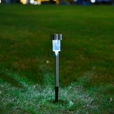 Solar Panel LED Spike Spot Işık Manzara Bahçe Yard Yol Çimen Çayır Düğmeleri Solar Lambalar