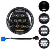 7 inch H4 H13 75W ronde LED-koplampen Projector voor Harley Cafe Racer Motorfiets voor Jeep