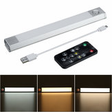 Luz de armario inalámbrica recargable por USB con sensor de movimiento y 60 LEDs