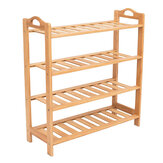 2/3/4/5 Tier Shoe Storage Racks Cabinet Shelf Wooden Stand Home Organizer Bamboo