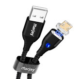 Bakeey 3A Type C Micro USB LED Indicator Fast Charging Magnetic Data Cable For HUAWEI OPPO VIVO 