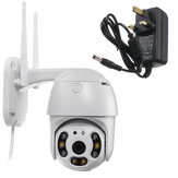 Caméra IP PTZ de vision nocturne couleur 1080P HD Surveillance de sécurité WiFi 2.0MP Vitesse extérieure Dome Prise en charge de la caméra Vue de téléphone intelligent