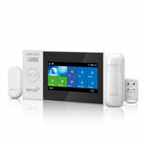 [APP Powered by Tuya] DIGOO DG-HAMB 2G GSM & WIFI & 433 MHZ DIY Smart Home Security Alarmsysteemkits 4.3 Inch Full Color Capacitance Touchscreen Compatibel met HOSA HAMA-accessoires