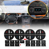 AC Dash przycisk zestaw naprawczy naklejki samochodowe PCV naklejki dla General Motors SUV Trucks