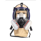 21Pcs Full Face Gas Mask Large View Facepiece Respirator Painting Spraying