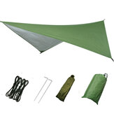 Tenda da campeggio impermeabile grande, rifugio per amache, copertura leggera per la pioggia