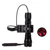 Alonefire 501B 5W Infrarrojo IR 850nm 800Lumen LED Set de linterna Night Vision Flashlight 18650 Flashlight Tactical Flashlight