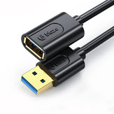 Biaze Cable de extensión USB Cable de datos USB 3.0 Cable de datos extensor USB 3.0 Mini cable de extensión USB para Smart TV PS4 Computadora SSD 