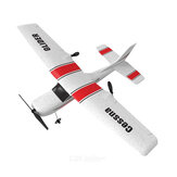 Cessna Z53 2.4G 2CH EPP RC самолет-тренажер с гироскопом для начинающих, глайдер RTF для полетов в помещении и на открытом воздухе, игрушка для детей и любителей моделирования