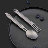 Σετ μαχαιροπήρουνα NEXTOOL Outdoor Titanium Soup Spoon Fork για κάμπινγκ, πικνίκ και μπάρμπεκιου