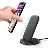 BlitzWolf® BW-FWC6 10W 7.5W 5W Dual Coils Wireless Charger Fast Wireless Charging Pad Phone Holder For Qi-enabled Smart Phones For iPhone 11 SE 2020 For Samsung Galaxy Note 20 S20 Ultra Huawei P40 Pro Xiaomi Mi10 OnePlus 8 Pro