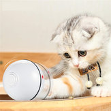 Intelligente interaktive Haustier-Spielzeuge LED-Lichtkugel USB-Lade Smart Cat Toy Automatische 360 Grad-Selbstrolls-Kugeln