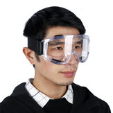 WEST BIKING Verstellbare Riemenschutzbrille Windschutzfeste Schutzbrille gegen Spritzwasser für die industrielle Forschung Radfahren