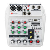 4-kanaals audio mixer Bluetooth USB Stereo Studio Geluidsmixing Console Digitaal