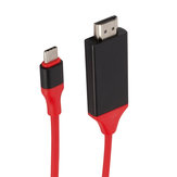 Bakeey USB 3.1 Type C - 4K HDMI HDTV Кабель-адаптер для Macbook Air Pro Huawei P30 Pro Mate 30 5G Для Samsung Galaxy S20 Для iPad Pro 2020 MacBook Pro 2020