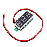 Voltmetro digitale blu da 0.28 pollici a 2 fili, 2.5-30V, 3 pezzi, misuratore di tensione regolabile DC