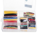 328Pcs Heat Shrink Tube Sleeving Wrap Wire Car Electrical Cable Tube kits Polyolefin 8 Sizes Mixed Color 2:1