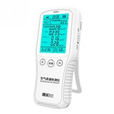Analisadores Digitais PM2.5 Detector de Qualidade do Ar Monitor de Umidade Temperatura Porta USB Recarregável Formaldeído Hospital