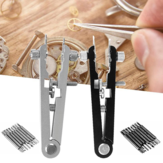 Substitua os kits de pinças de ferramentas por 8 pinos de mola de pulseira padrão, alicate removedor para reparo de relógios