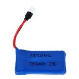 Upgraded 25C 3.7V 380MAH Battery For Hubsan X4 H107 Ladybird 