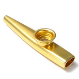Metalen Kazoo Golden Ukulele Gitaar Begeleiding Mondfluit Mondharmonica
