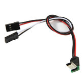Mini USB To TJC8 2.54mm 3P 2 Heads Video AV FPV Cable Wire For 2.4G 5.8G GoPro SJ Camera FPV RC Drone