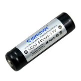Keeppower 14500 840mAh recargable protegida batería li-ion